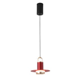 Modern Nordic LED Pendant Light with Metal and Glass Shade for Bedroom and Dining Room