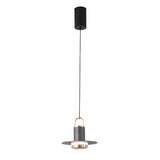 Modern Nordic LED Pendant Light with Metal and Glass Shade for Bedroom and Dining Room