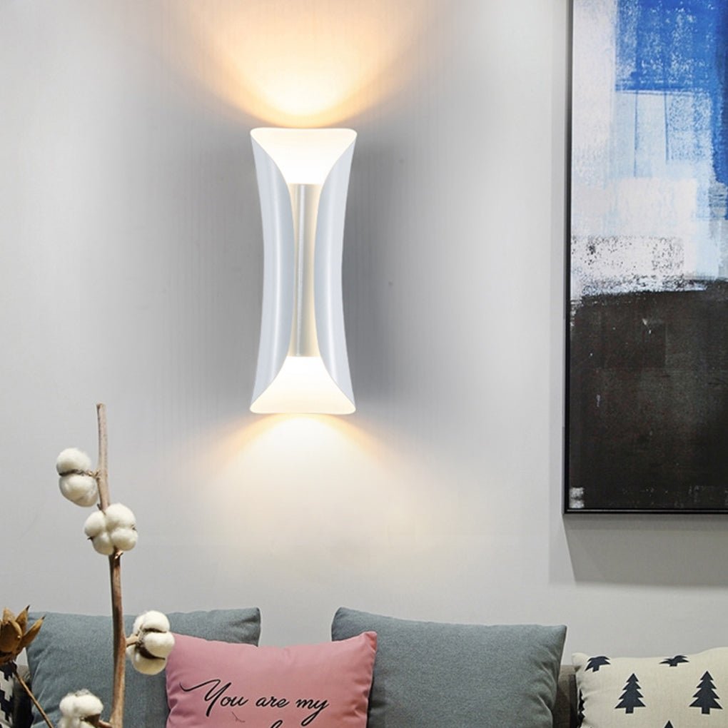 Modern Nordic LED Strip Wall Sconce Minimalist Linear Light Fixture for Living Room Bedroom Corridor