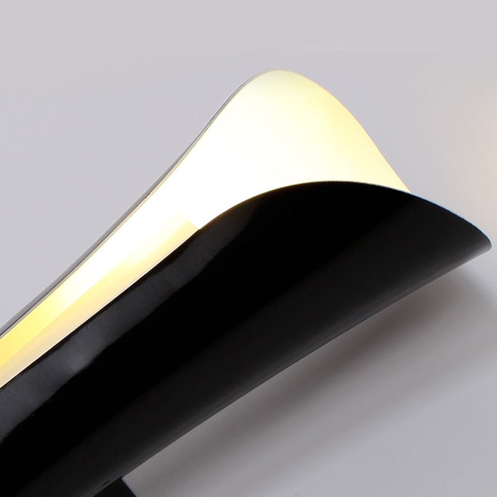 Modern Nordic LED Strip Wall Sconce Minimalist Linear Light Fixture for Living Room Bedroom Corridor