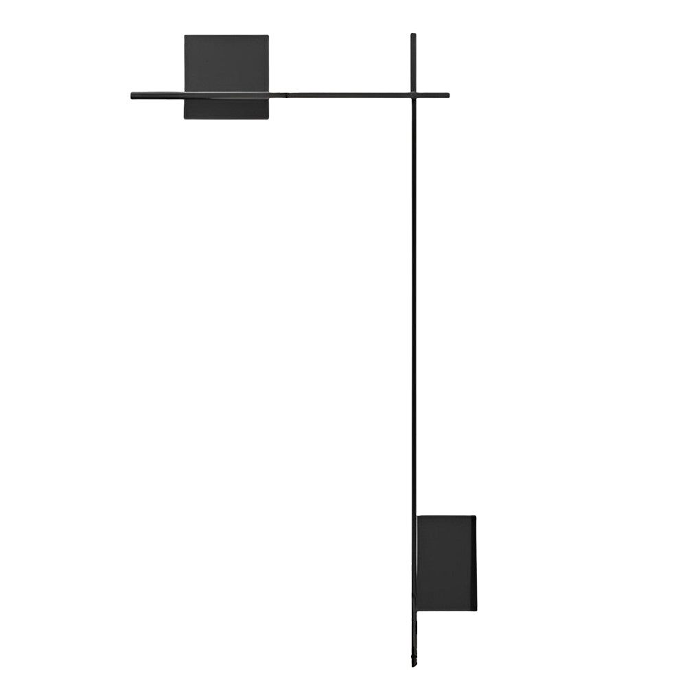 Modern Nordic LED Strip Wall Sconce with 3 Color Dimming and Iron Finish for Interior Lighting