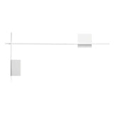 Modern Nordic LED Strip Wall Sconce with 3 Color Dimming and Iron Finish for Interior Lighting