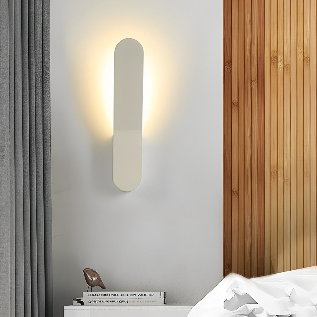 Modern Nordic LED Wall Sconce Minimalist Aluminum Indoor Lighting Fixture for Bedroom and Living Room