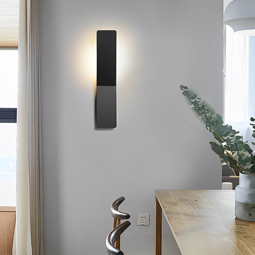 Modern Nordic LED Wall Sconce Minimalist Aluminum Indoor Lighting Fixture for Bedroom and Living Room