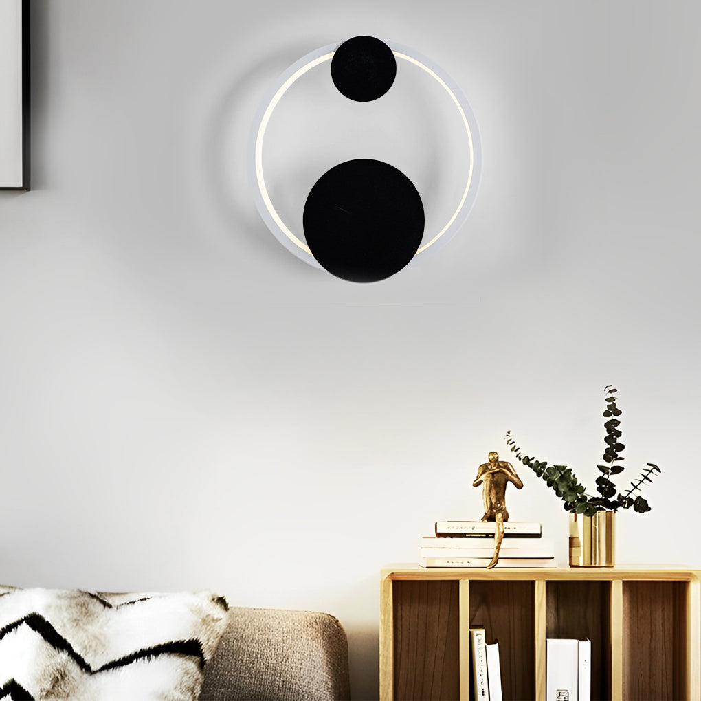 Modern Nordic LED Wall Sconce with 3 Step Dimming for Bedroom Living Room and Corridor Lighting