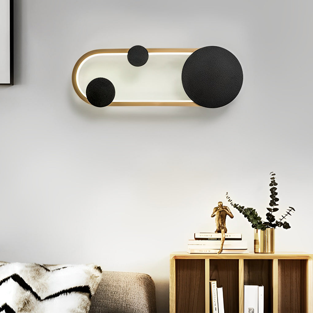 Modern Nordic LED Wall Sconce with 3 Step Dimming for Bedroom Living Room and Corridor Lighting