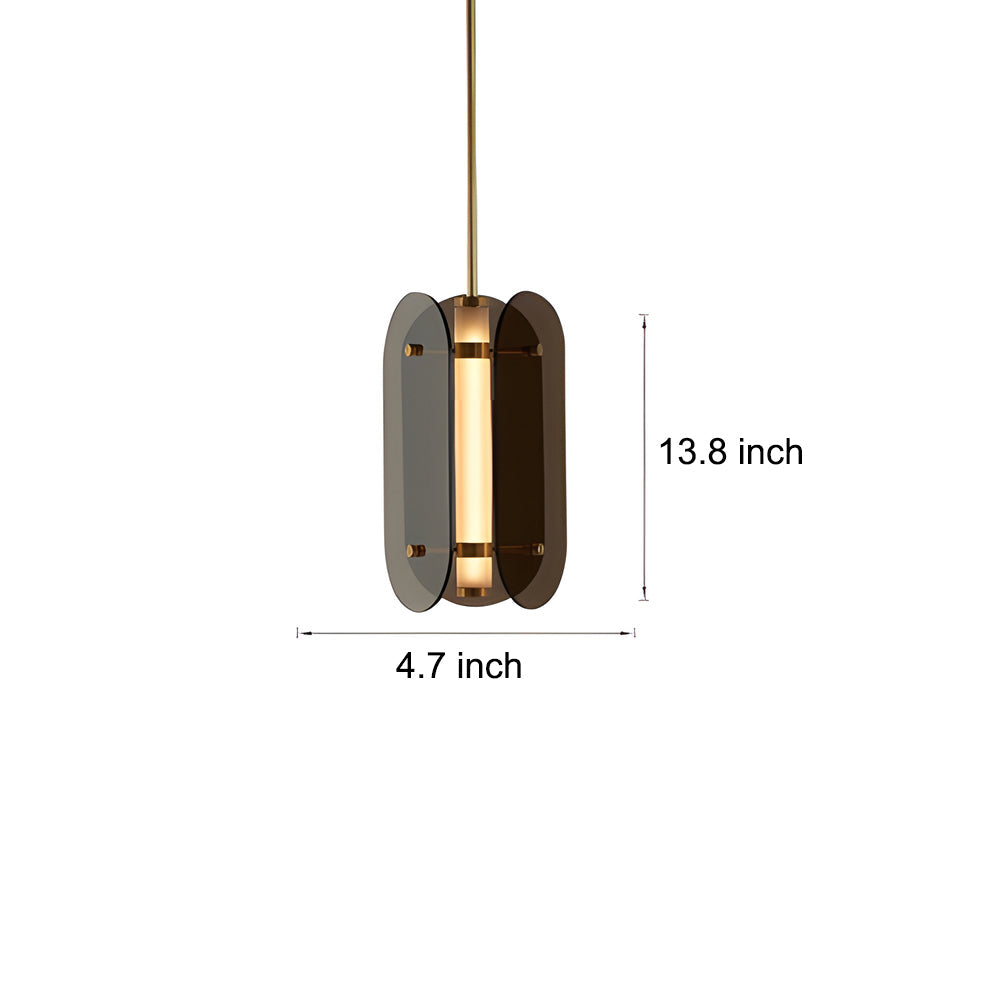 Modern Nordic Luxury Glass LED Pendant Light for Bedroom and Dining Room Decor