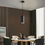 Modern Nordic Marble Cylinder Pendant Light with 3 Step Dimming for Kitchen Island