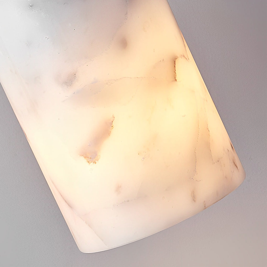 Modern Nordic Marble Cylinder Pendant Light with 3 Step Dimming for Kitchen Island