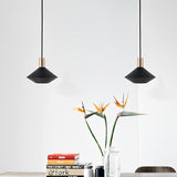 Modern Nordic Minimalist Aluminum Pendant Light Geometric Small Chandelier for Kitchen Island and Bedside