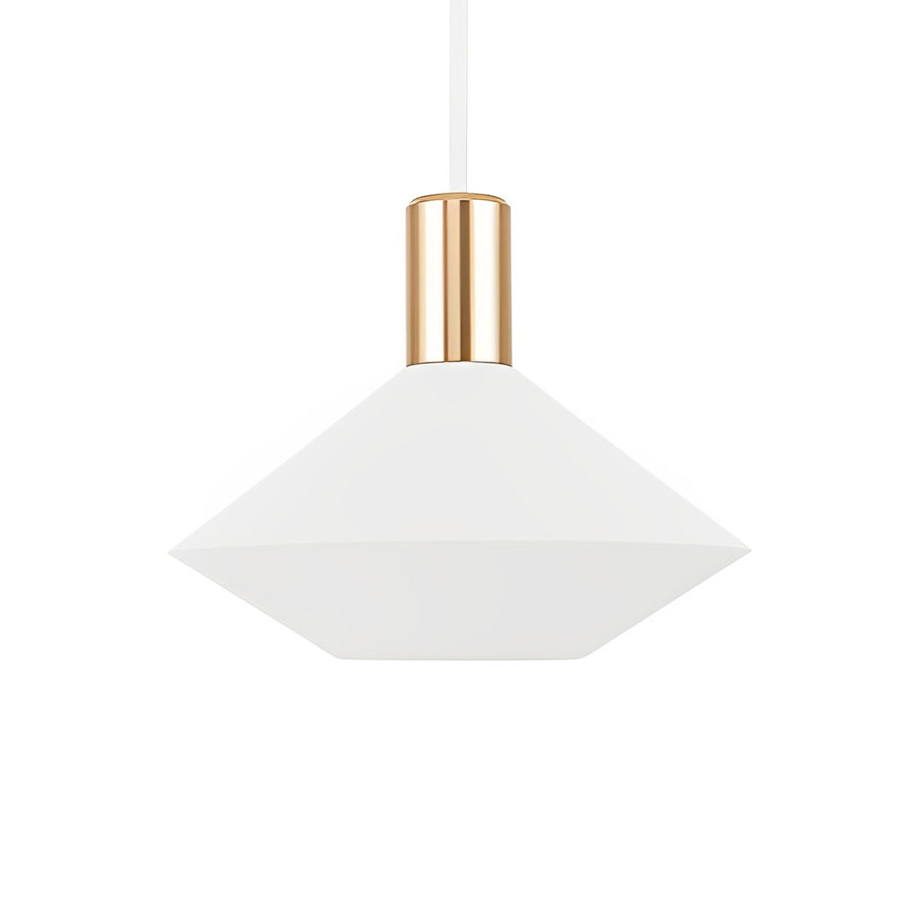Modern Nordic Minimalist Aluminum Pendant Light Geometric Small Chandelier for Kitchen Island and Bedside