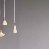 Modern Nordic Minimalist Aluminum Pendant Light Geometric Small Chandelier for Kitchen Island and Bedside