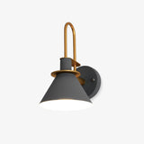 Modern Nordic Minimalist Metal Wall Sconce Geometric Iron Bracket Light Fixture