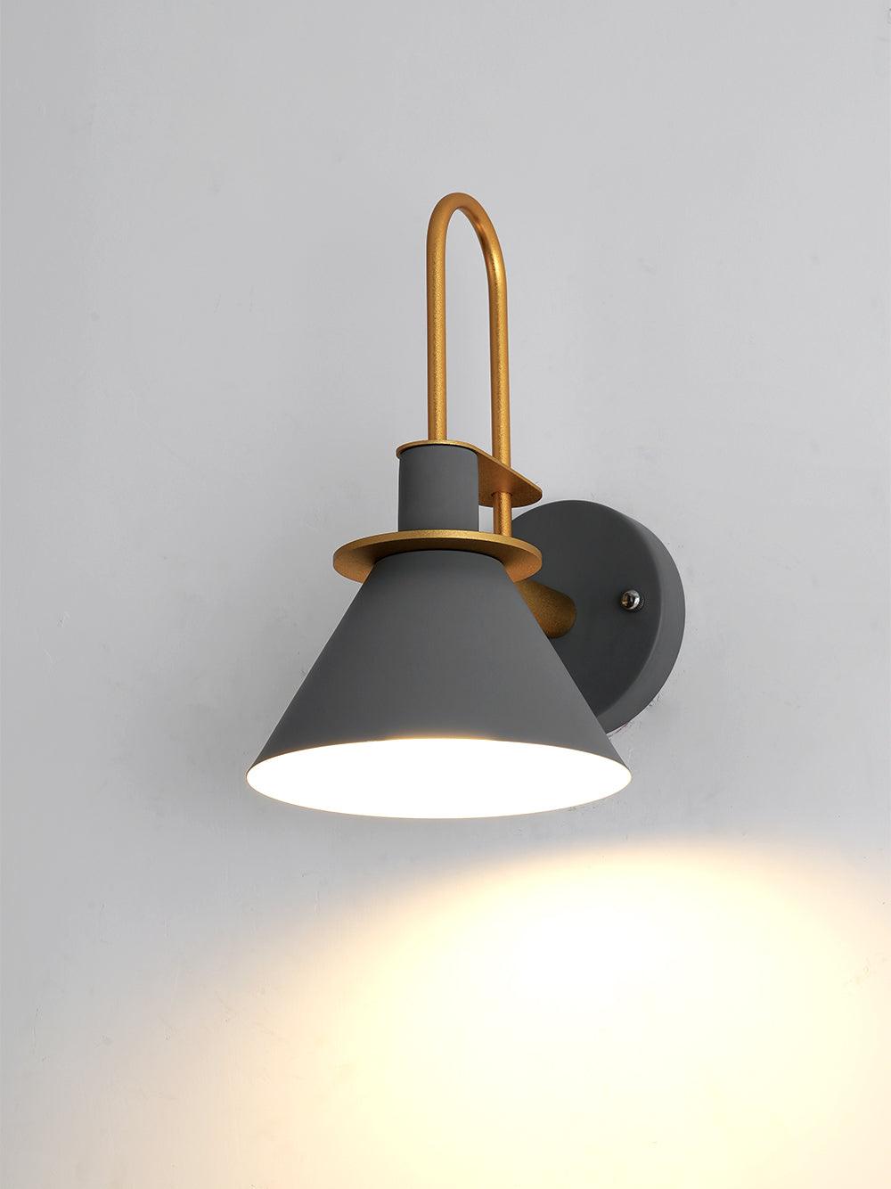 Modern Nordic Minimalist Metal Wall Sconce Geometric Iron Bracket Light Fixture