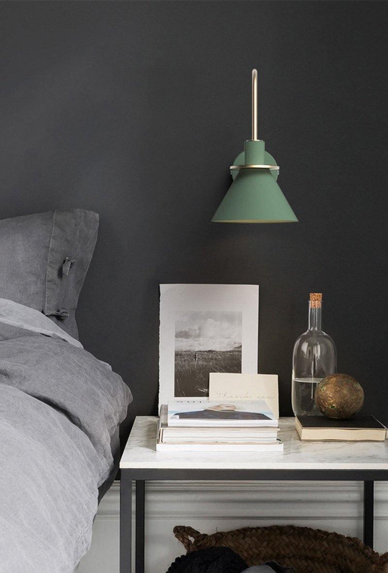 Modern Nordic Minimalist Metal Wall Sconce Geometric Iron Bracket Light Fixture