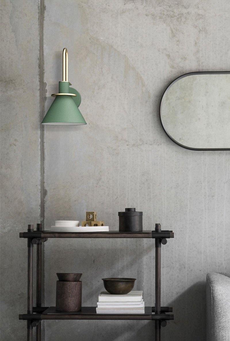Modern Nordic Minimalist Metal Wall Sconce Geometric Iron Bracket Light Fixture