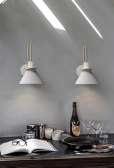Modern Nordic Minimalist Metal Wall Sconce Geometric Iron Bracket Light Fixture