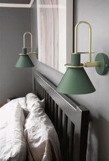 Modern Nordic Minimalist Metal Wall Sconce Geometric Iron Bracket Light Fixture