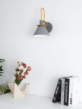 Modern Nordic Minimalist Metal Wall Sconce Geometric Iron Bracket Light Fixture