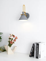 Modern Nordic Minimalist Metal Wall Sconce Geometric Iron Bracket Light Fixture