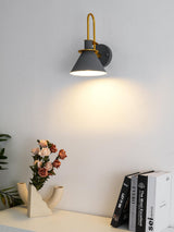 Modern Nordic Minimalist Metal Wall Sconce Geometric Iron Bracket Light Fixture