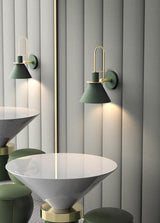 Modern Nordic Minimalist Metal Wall Sconce Geometric Iron Bracket Light Fixture