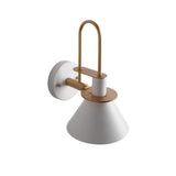 Modern Nordic Minimalist Metal Wall Sconce Geometric Iron Bracket Light Fixture
