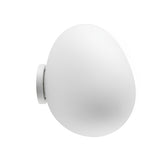 Modern Nordic Pebble Glass Wall Sconce White LED Cobblestone Decorative Light for Bedroom