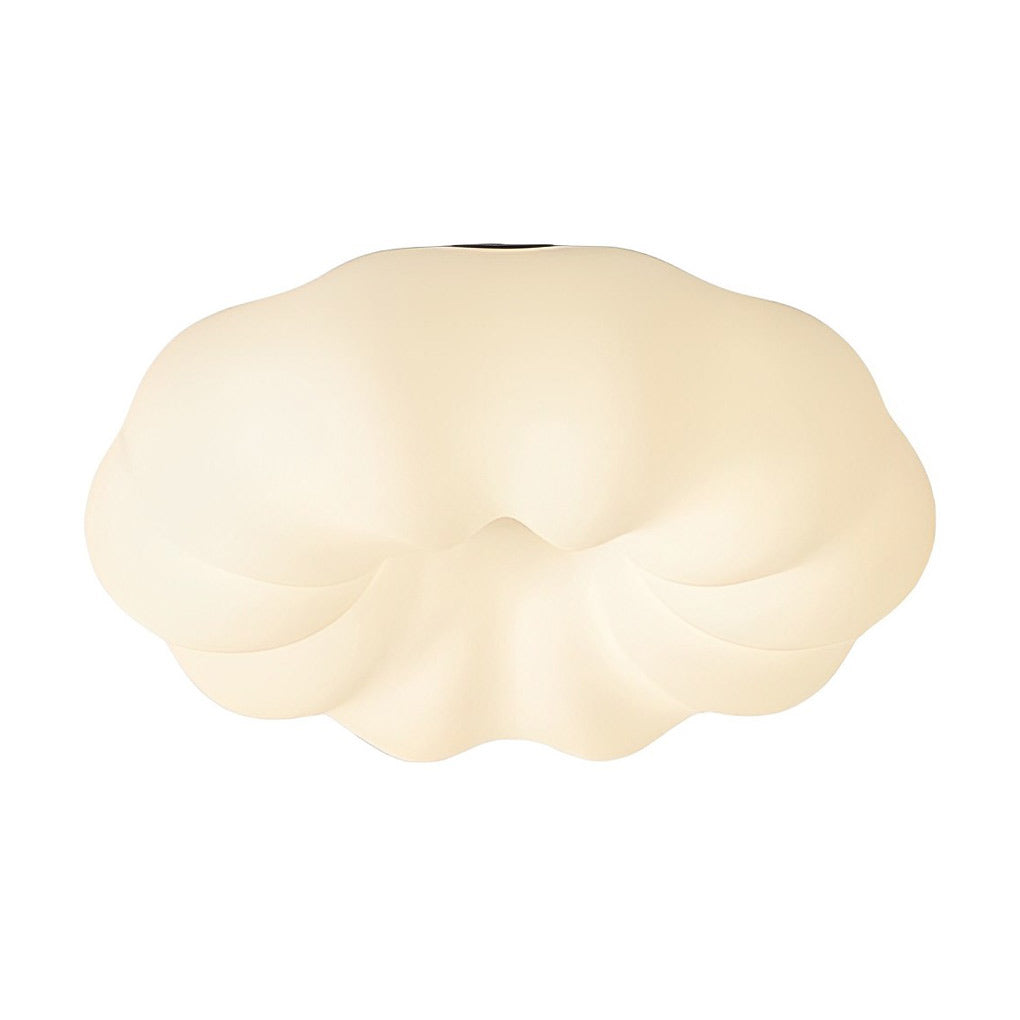 Modern Nordic Pumpkin LED Ceiling Light with Stepless Dimming and White Cloud Design for Bedroom