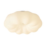 Modern Nordic Pumpkin LED Ceiling Light with Stepless Dimming and White Cloud Design for Bedroom