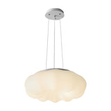 Modern Nordic Pumpkin LED Ceiling Light with Stepless Dimming and White Cloud Design for Bedroom