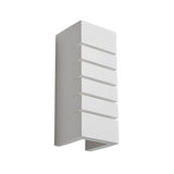 Modern Nordic Rectangular Gypsum Wall Sconce with Up and Down Glass Lighting