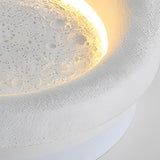 Modern Nordic Resin Moon LED Wall Sconce Round Decorative Light Fixture for Living Room