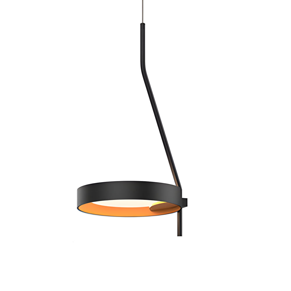 Modern Nordic Ring LED Chandelier for Living Room Multi Light Iron and Acrylic Pendant Lamp