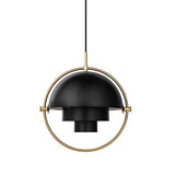 Modern Nordic Rotating Shade Pendant Light Electroplated Iron Chandelier for Dining Room