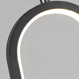 Modern Nordic Round LED Chandelier 3 Step Dimming Pendant Light for Bedside and Living Room