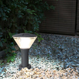 Modern Nordic Round LED Outdoor Wall Sconce and Landscape Path Light Waterproof IP65 Garden Lamp