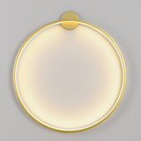 Modern Nordic Round Minimalist Wall Sconce with Trichromatic Dimming for Living Room Decor