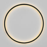 Modern Nordic Round Minimalist Wall Sconce with Trichromatic Dimming for Living Room Decor
