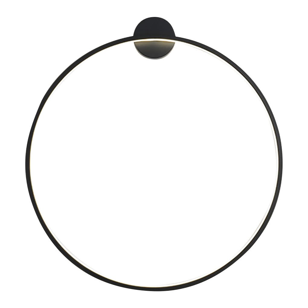 Modern Nordic Round Minimalist Wall Sconce with Trichromatic Dimming for Living Room Decor