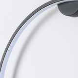 Modern Nordic Round Minimalist Wall Sconce with Trichromatic Dimming for Living Room Decor