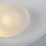 Modern Nordic Round Resin Glass Wall Sconce White Decorative Indoor Light Fixture for Bedroom Hallway