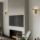 Modern Nordic Round White Adjustable LED Wall Sconce for Bedroom and Living Room Lighting