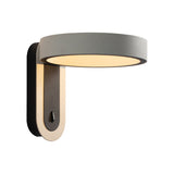 Modern Nordic Round White Adjustable LED Wall Sconce for Bedroom and Living Room Lighting