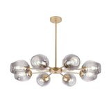 Modern Nordic Sputnik Glass Globe Chandelier LED Hanging Ceiling Light Fixture