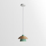 Modern Nordic Stone Wood Pendant Light Minimalist Hanging Lamp for Dining Room and Kitchen