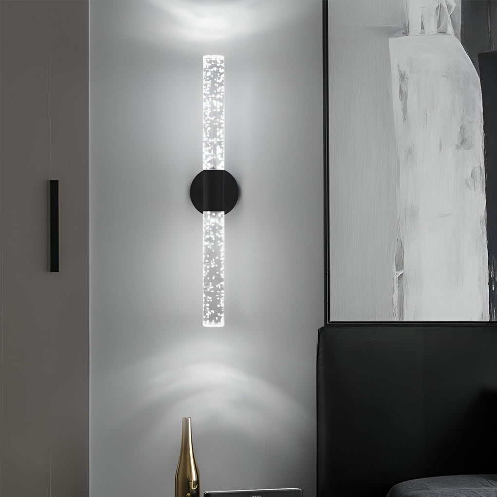 Modern Nordic Strip LED Wall Sconce Minimalist Indoor Light Fixture for Living Room