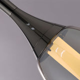 Modern Nordic Teardrop Glass LED Pendant Light Hanging Ceiling Fixture in Amber and Smoke Gray