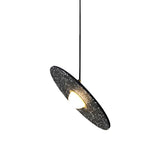 Modern Nordic Terrazzo and Glass Sphere LED Pendant Light with Adjustable Cord
