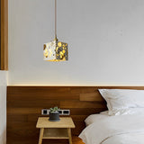 Modern Nordic Terrazzo Cement Pendant Light Concrete LED Chandelier for Kitchen Island and Dining Room